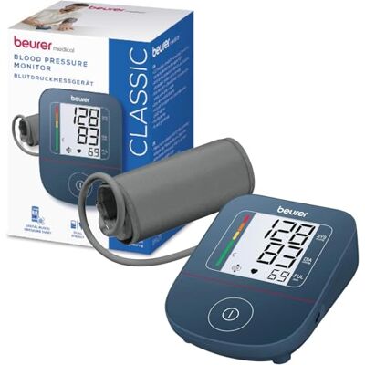 Beurer BM 25 Tensiómetro de brazo, operación sencilla con un botón, medición precisa, detección de arritmias, con puerto USB-C, brazalete para 22-42 cm, transferencia de datos a Apple Health y más Beurer BM 25 Tensiómetro de brazo, operación sencilla con un botón, medición precisa, detección de arritmias, con puerto USB-C, brazalete para 22-42 cm, transferencia de datos a Apple Health y más