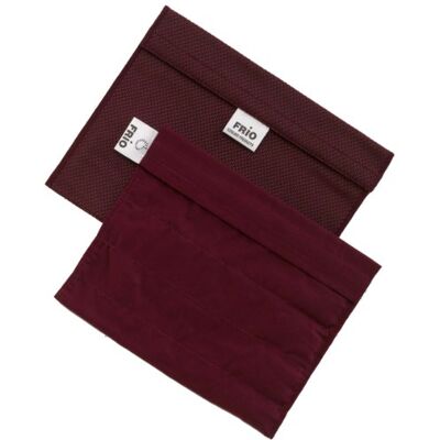 FRIO Bolsa isotérmica para Mantener insulina, Color Granate, 21 x 15 cm FRIO Bolsa isotérmica para Mantener insulina, Color Granate, 21 x 15 cm