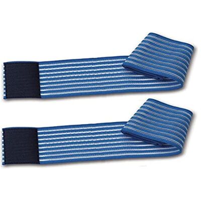 FIAB 2 bandas elásticas azules de ajuste de de 100 cm para tratamientos estéticos y terapéuticos electrodos iontoforesis tens FIAB 2 bandas elásticas azules de ajuste de de 100 cm para tratamientos estéticos y terapéuticos electrodos iontoforesis tens