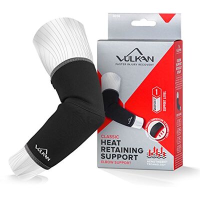 Vulkan Soporte clásico para pantorrillas y espinillas, transpirable, manga de compresión atlética para hacer ejercicio y caminar, talla S, 30-34 cm Vulkan Soporte clásico para pantorrillas y espinillas, transpirable, manga de compresión atlética para hacer ejercicio y caminar, talla S, 30-34 cm