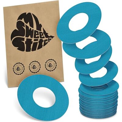 MySweetStitch 25 x Parche FreeStyle Libre 1 & 2, Ringpatch Ø 65 mm, interior Ø 28 mm, protector sensor, parches sensor, impermeable, transpirable, suave para la piel, Petróleo MySweetStitch 25 x Parche FreeStyle Libre 1 & 2, Ringpatch Ø 65 mm, interior Ø 28 mm, protector sensor, parches sensor, impermeable, transpirable, suave para la piel, Petróleo