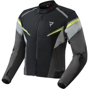 REBELHORN Spark Chaqueta de Moto Hombre Textil 2 Capas Membrana Integrada Chaleco Aislante Extraíble Protectores de Codos y Hombros Nivel 2 REBELHORN Spark Chaqueta de Moto Hombre Textil 2 Capas Membrana Integrada Chaleco Aislante Extraíble Protectores de Codos y Hombros Nivel 2