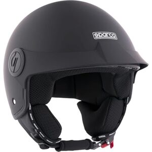 Casco SPARCO con Pico para Motos - Demi-jet ABS Negro Opaco L Casco SPARCO con Pico para Motos - Demi-jet ABS Negro Opaco L