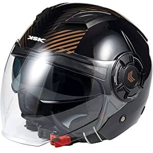 KSK casco jet DS ARROW negro y cobre – homologado ECE R 22.06 – talla XL (61cm) – calota de ABS KSK casco jet DS ARROW negro y cobre – homologado ECE R 22.06 – talla XL (61cm) – calota de ABS