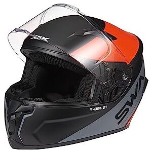 KSK Casco integral SWA rojo – Homologado según ECE R 22.06 – Talla S (55–56 cm) – Calota de ABS KSK Casco integral SWA rojo – Homologado según ECE R 22.06 – Talla S (55–56 cm) – Calota de ABS