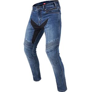 REBELHORN Eagle III Pantalones Vaqueros de Moto Hombre Forro de Fibra Aramida Protectores de Rodilla y Cadera SAS-Tec Slim Fit REBELHORN Eagle III Pantalones Vaqueros de Moto Hombre Forro de Fibra Aramida Protectores de Rodilla y Cadera SAS-Tec Slim Fit
