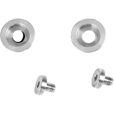 Stilo Fijaciones para visera de casco con juego de tornillos plata Stilo Fijaciones para visera de casco con juego de tornillos plata