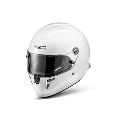 Sparco Casco Stealth RF 8859-24 Certificado FIA 8859-2024 Fibra De Vidrio Y Carbono Bloqueo De Visera Avanzado Ventilación EPS Eficiente Talla XL Blanco Sparco Casco Stealth RF 8859-24 Certificado FIA 8859-2024 Fibra De Vidrio Y Carbono Bloqueo De Visera Avanzado Ventilación EPS Eficiente Talla XL Blanco