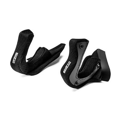 Sparco ALMOHADILLAS MEJILLAS CASCO RJ NEGRO 25MM Sparco ALMOHADILLAS MEJILLAS CASCO RJ NEGRO 25MM