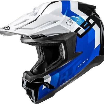 HJC , Casco Moto Cross C50 PRIMAL Blue White Black MC2, XXL HJC , Casco Moto Cross C50 PRIMAL Blue White Black MC2, XXL
