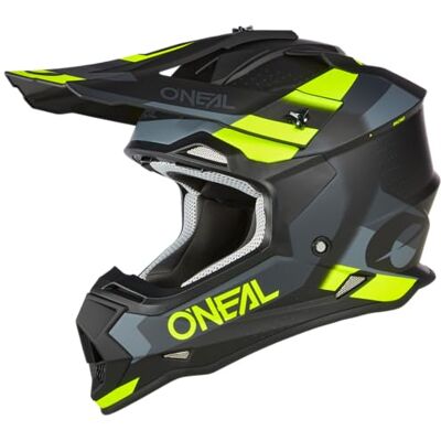 O'Neal - 2SRS - negro gris amarillo - Helmet O'Neal - 2SRS - negro gris amarillo - Helmet