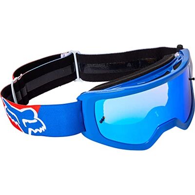 Fox Racing Fox Main Skew Mirrored Goggles White/Red/Blue OS Fox Racing Fox Main Skew Mirrored Goggles White/Red/Blue OS
