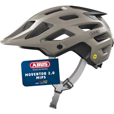 ABUS Casco MTB Moventor 2.0 MIPS, Casco de Ciclismo Gris, Talla S ABUS Casco MTB Moventor 2.0 MIPS, Casco de Ciclismo Gris, Talla S