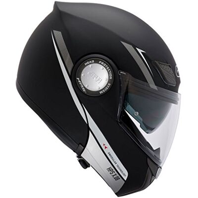 GIVI Hps Hx08 X-Modular Casco Modular, Color Negro Mate Grafico, Talla 54/XS GIVI Hps Hx08 X-Modular Casco Modular, Color Negro Mate Grafico, Talla 54/XS