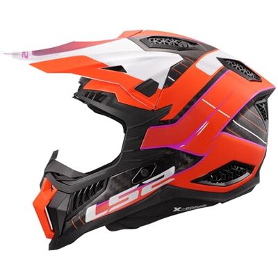 LS2 - MX703 X-FORCE GALUO - Naranja - S - Casco LS2 - MX703 X-FORCE GALUO - Naranja - S - Casco