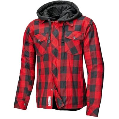 Held Lumberjack 2 – Camisa de moto con protecciones – Chaqueta de moto con certificado CE EN 17092 – Material de franela – Capucha desmontable – Protectores suaves hombros y codos Held Lumberjack 2 – Camisa de moto con protecciones – Chaqueta de moto con certificado CE EN 17092 – Material de franela – Capucha desmontable – Protectores suaves hombros y codos