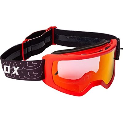 Fox Racing Main Peril Mirrored Goggles Fluo Red OS Fox Racing Main Peril Mirrored Goggles Fluo Red OS