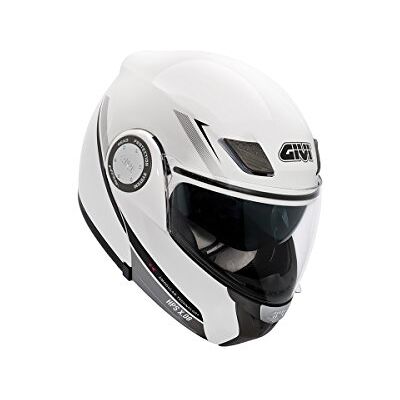 GIVI Hps Hx08 X-Modular Casco Modular, Color Blanco Grafico, Talla 56/S GIVI Hps Hx08 X-Modular Casco Modular, Color Blanco Grafico, Talla 56/S