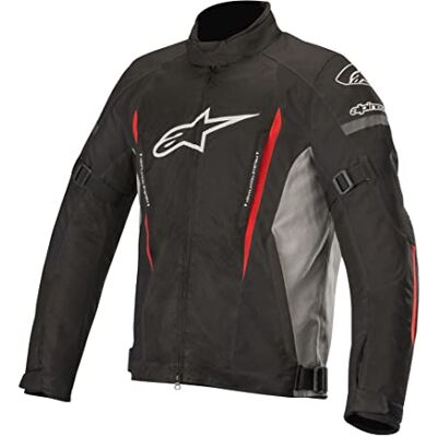 Alpinestars Chaqueta moto Gunner V2 Wp Jacket Black Gray Red, Negro/Gris/Rojo, XXL Alpinestars Chaqueta moto Gunner V2 Wp Jacket Black Gray Red, Negro/Gris/Rojo, XXL