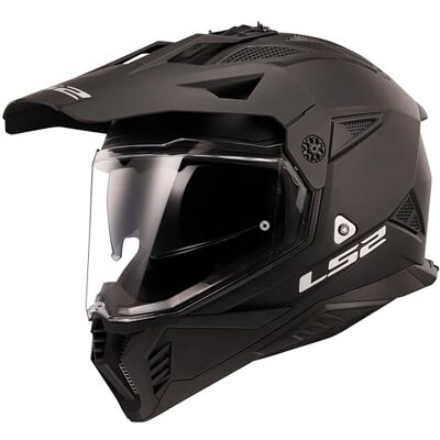 LS2 casco de motocross Pioneer II noir mat XXL LS2 casco de motocross Pioneer II noir mat XXL