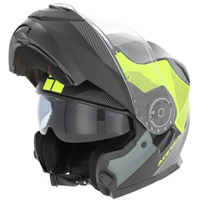 Acerbis Casco Serel 2206 Negro/Amarillo flúor XL Acerbis Casco Serel 2206 Negro/Amarillo flúor XL