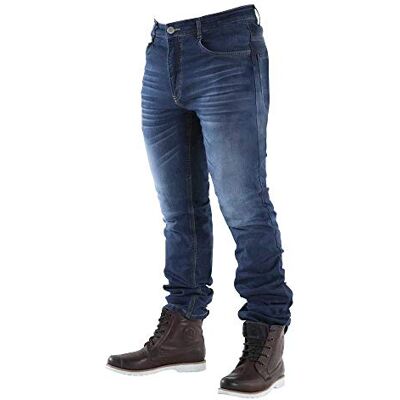 Overlap Street Smalt Jeans Hombre, Azul, Talla 40 Overlap Street Smalt Jeans Hombre, Azul, Talla 40