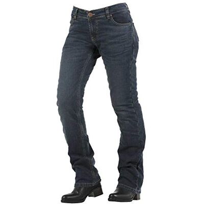 Overlap Donington Vaqueros para mujer, contraparte de carretera, gris/azul, talla 36 Overlap Donington Vaqueros para mujer, contraparte de carretera, gris/azul, talla 36