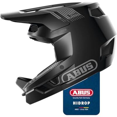 ABUS Casco de Descenso HiDrop – Casco Integral Certificado ASTM con Carcasa Exterior ABS para MTB: Downhill, Enduro y Bikepark, para Adultos y jóvenes ABUS Casco de Descenso HiDrop – Casco Integral Certificado ASTM con Carcasa Exterior ABS para MTB: Downhill, Enduro y Bikepark, para Adultos y jóvenes