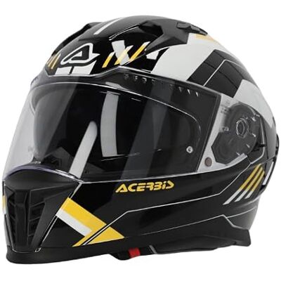 Acerbis Casco X-Way Graphic Negro/Amarillo, Talla S Acerbis Casco X-Way Graphic Negro/Amarillo, Talla S