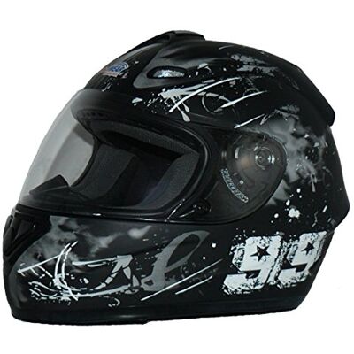 protectWEAR Casco de motocicleta FS-801 - Visor resistente a arañazos - ECE 22.05 - Bolsa para casco protectWEAR Casco de motocicleta FS-801 - Visor resistente a arañazos - ECE 22.05 - Bolsa para casco