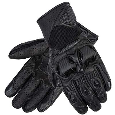 REBELHORN Flux II Guantes de Cuero para Motocicleta para Hombres Piel de Cabra Paneles SAS-Tec y Superfabric Ventilación Almohadillas amigables con la Pantalla táctil REBELHORN Flux II Guantes de Cuero para Motocicleta para Hombres Piel de Cabra Paneles SAS-Tec y Superfabric Ventilación Almohadillas amigables con la Pantalla táctil