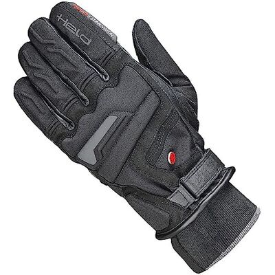 Held Satu KTC Guantes Cortos de Piel y Textil, Gore Textil, Compatible con Smartphone Held Satu KTC Guantes Cortos de Piel y Textil, Gore Textil, Compatible con Smartphone