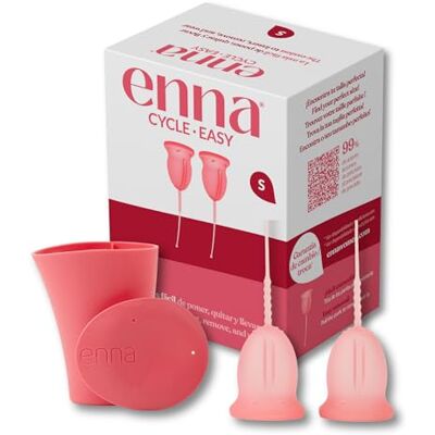 Kit de Copas Menstruales Enna Pequeñas con Esterilizador - Menstrual Cup Kit de Copas Menstruales Enna Pequeñas con Esterilizador - Menstrual Cup