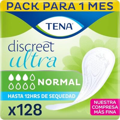 TENA - Lady Discreet Mini Plus - Absorbente de incontinencia TENA - Lady Discreet Mini Plus - Absorbente de incontinencia