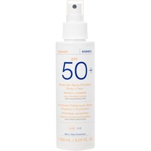KORRES YOGHURT Emulsión solar para rostro y cuerpo SPF50+ de absorción rápida, hidratante, resistente al agua, 150 ml KORRES YOGHURT Emulsión solar para rostro y cuerpo SPF50+ de absorción rápida, hidratante, resistente al agua, 150 ml