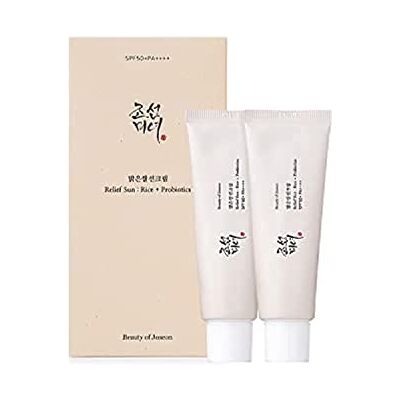 Beauty of Joseon Set de protector solar de Arroz + Probióticos (50 ml*2 unidades) SPF 50+ PA++++ Beauty of Joseon Set de protector solar de Arroz + Probióticos (50 ml*2 unidades) SPF 50+ PA++++
