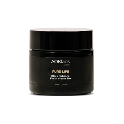 AOKLABS Pure Life – Black Radiance SPF 30 Crema facial de día antiedad con protección solar Con karité, moringa y baobab Hidrata, ilumina y reafirma la piel AOKLABS Pure Life – Black Radiance SPF 30 Crema facial de día antiedad con protección solar Con karité, moringa y baobab Hidrata, ilumina y reafirma la piel