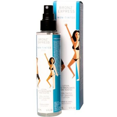BRONZ’EXPRESS BRONZ EXPRESS Autobronceador Tonificado Cara y Cuerpo Loción Resultado Natural 150 mililitros Bronceado natural Bronceado saludable instantáneo Marca tradicional francesa desde 1960 BRONZ’EXPRESS BRONZ EXPRESS Autobronceador Tonificado Cara y Cuerpo Loción Resultado Natural 150 mililitros Bronceado natural Bronceado saludable instantáneo Marca tradicional francesa desde 1960