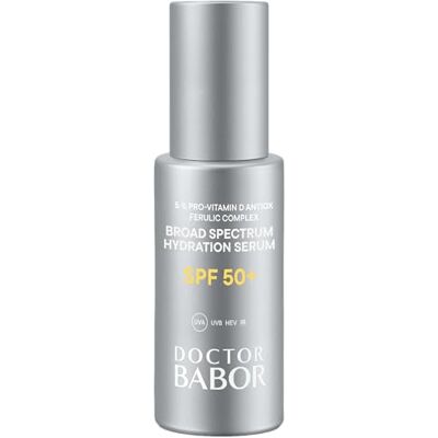 BABOR DOCTOR Solar Defense Broad Spectrum Hydration Sérum Facial SPF 50+ – Protección Solar 50 contra UVA/UVB, Luz Azul e Infrarrojos – Protección Solar Facial Ligera para un Glow Radiante (30 ml) BABOR DOCTOR Solar Defense Broad Spectrum Hydration Sérum Facial SPF 50+ – Protección Solar 50 contra UVA/UVB, Luz Azul e Infrarrojos – Protección Solar Facial Ligera para un Glow Radiante (30 ml)