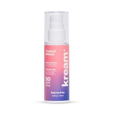 KREAM - DAILY TAN & FUN KREAM Protector Solar SPF50 Tropical Breeze Travel (100 ml) KREAM - DAILY TAN & FUN KREAM Protector Solar SPF50 Tropical Breeze Travel (100 ml)