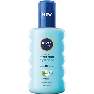 NIVEA After Sun Spray hidratante calmante para después del sol, aloe vera, 1 unidad NIVEA After Sun Spray hidratante calmante para después del sol, aloe vera, 1 unidad