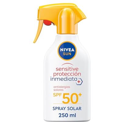 Sun Sensitive Spray Antialergias FP50+ Protector Solar Corporal para Alergias Solares e Irritaciones Protección Inmediata UVA/UVB Sin Perfume Resistente al Agua Piel Sensible 250 ml Sun Sensitive Spray Antialergias FP50+ Protector Solar Corporal para Alergias Solares e Irritaciones Protección Inmediata UVA/UVB Sin Perfume Resistente al Agua Piel Sensible 250 ml