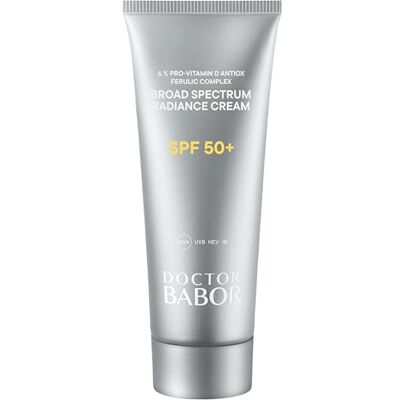 BABOR DOCTOR Solar Defense Broad Spectrum Radiance Cream Protector Solar 50+ – Crema Facial Protección Solar 50 UVA/UVB, Luz Azul e Infrarrojos – Crema Hidratante Facial para un Glow Radiante (50 ml) BABOR DOCTOR Solar Defense Broad Spectrum Radiance Cream Protector Solar 50+ – Crema Facial Protección Solar 50 UVA/UVB, Luz Azul e Infrarrojos – Crema Hidratante Facial para un Glow Radiante (50 ml)