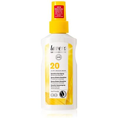 lavera Sensitive Sun Spray SPF 20, Sun Care, Natural Cosmetics, vegan, certified, 100ml lavera Sensitive Sun Spray SPF 20, Sun Care, Natural Cosmetics, vegan, certified, 100ml