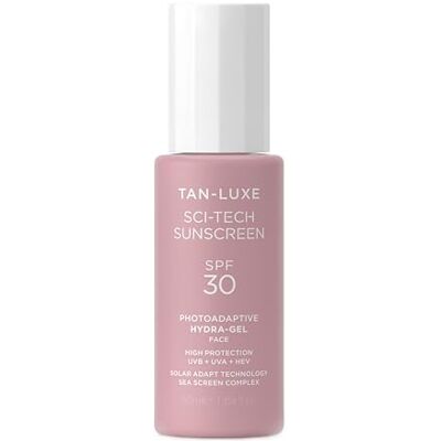 TAN-LUXE Photo-Adaptive Face Gel SPF 30 50ml – Ultra-Lightweight Water-Based Sunscreen with Blue Light Defense, Collagen Support & Sea-Screen Complex – Non-Greasy, Hydrating TAN-LUXE Photo-Adaptive Face Gel SPF 30 50ml – Ultra-Lightweight Water-Based Sunscreen with Blue Light Defense, Collagen Support & Sea-Screen Complex – Non-Greasy, Hydrating