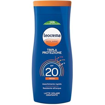 Leocrema Tripla Protezione Latte Idratante Spf20 200 Ml Leocrema Tripla Protezione Latte Idratante Spf20 200 Ml