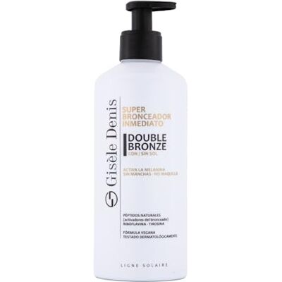 GISELE DENIS GISÈLE DENIS Super Bronceador Corporal Inmediato Double Bronze 400 ml, Bronceador en Crema, Acelerador del Bronceado para Cuerpo, Bronceador Solar, Agradable Fragancia Natural, Fórmula Vegana GISELE DENIS GISÈLE DENIS Super Bronceador Corporal Inmediato Double Bronze 400 ml, Bronceador en Crema, Acelerador del Bronceado para Cuerpo, Bronceador Solar, Agradable Fragancia Natural, Fórmula Vegana
