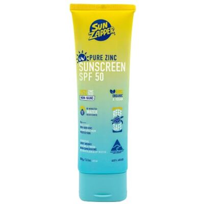 Sun Crema solar de zinc puro SPF 50 Protector solar de zinc mineral seguro para arrecifes Sun Crema solar de zinc puro SPF 50 Protector solar de zinc mineral seguro para arrecifes