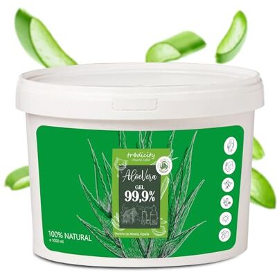 Ninguno Gel de Aloe Vera - 1000ml - Regenerador y Hidratante Ninguno Gel de Aloe Vera - 1000ml - Regenerador y Hidratante