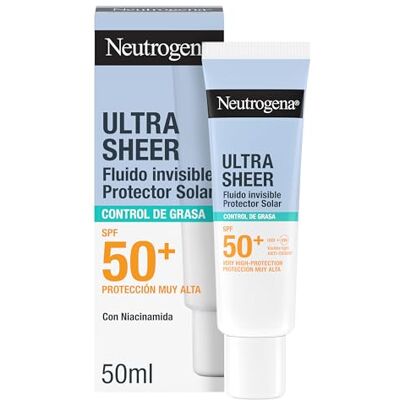 Neutrogena Ultra Sheer Crema Solar Invisible Oil Control SPF50+, 50 ml Neutrogena Ultra Sheer Crema Solar Invisible Oil Control SPF50+, 50 ml